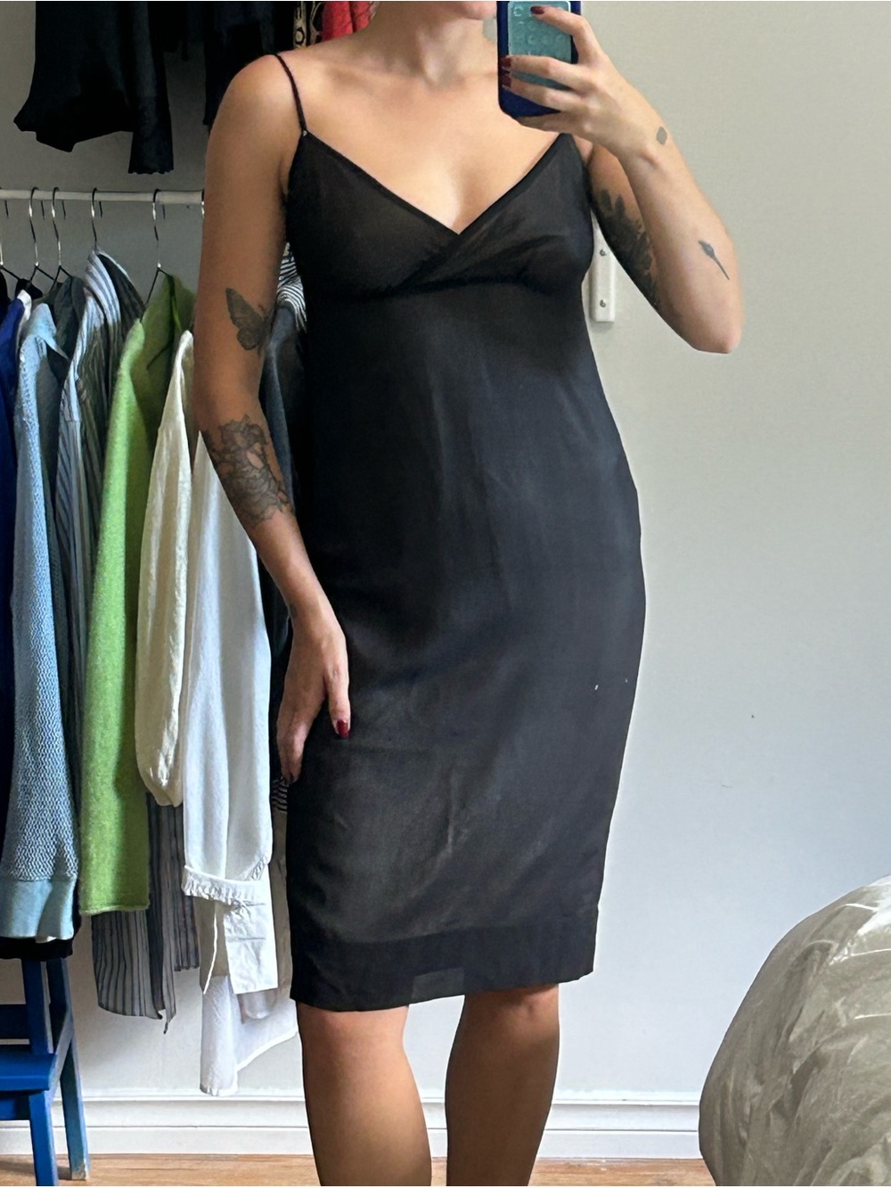 VINTAGE silk dress - Picture 2 of 10